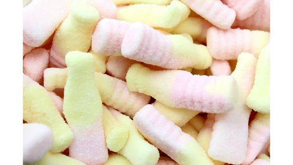 Strawberry Banana Fizzy Pop Bottles