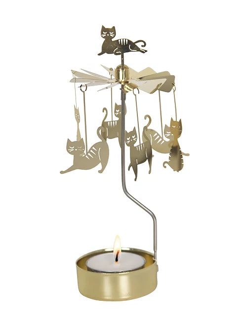 Rotary Candle - Cat Family