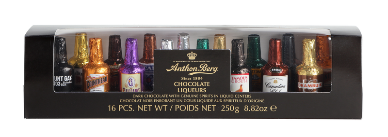 Chocolate Assorted Liqueur Filled Bottles