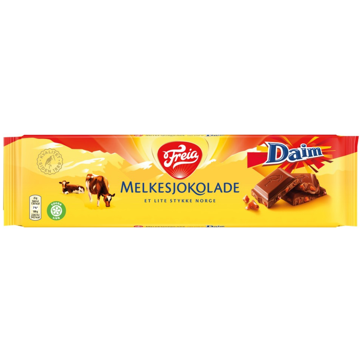 Freia of Norway, Milk Chocolate with Daim (200g)