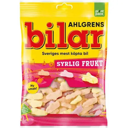 Ahlgrens Sour Fruit Bilar (Syrlig Frukt)