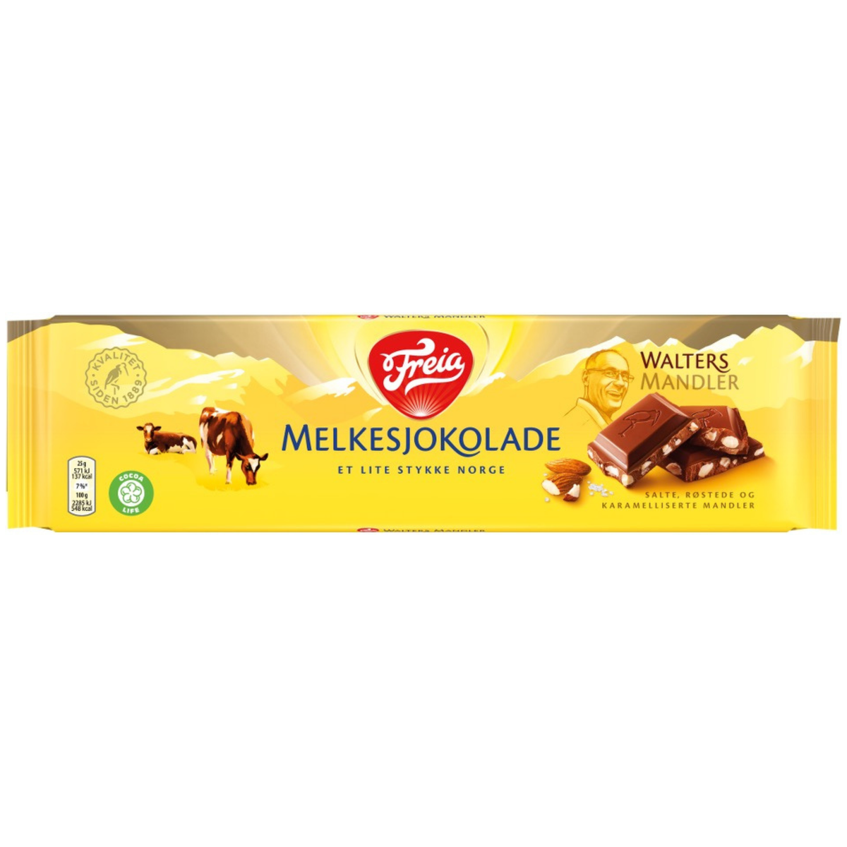 Freia of Norway, Walters Mandler (200g)