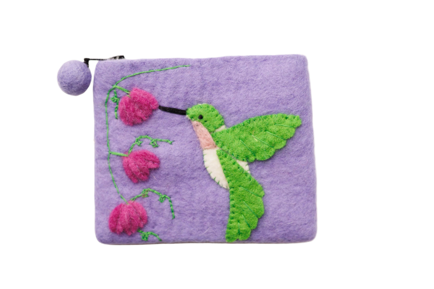 Felt Purse Hummingbird