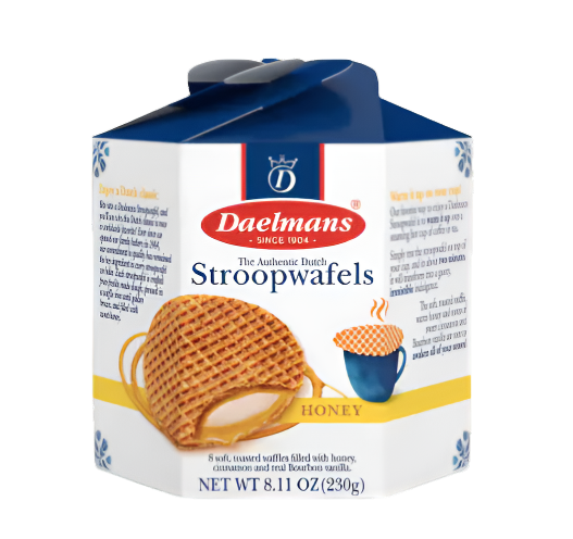 Dutch Stroopwafels made with Honey