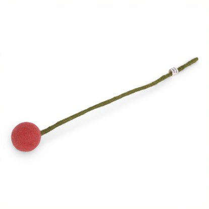 Coral Felt Flower