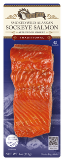 Smoked Wild Alaskan Sockeye Salmon - Traditional