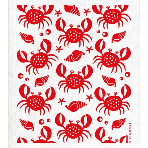 Crabs Swedish Dishcloth