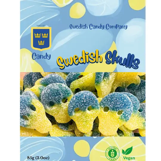 Swedish Sour Skulls