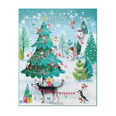 Snow Scene Chocolate Advent Calendar by Heilemann