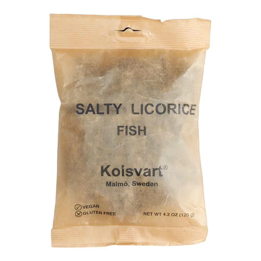 Kolsvart Salty Licorice Fish
