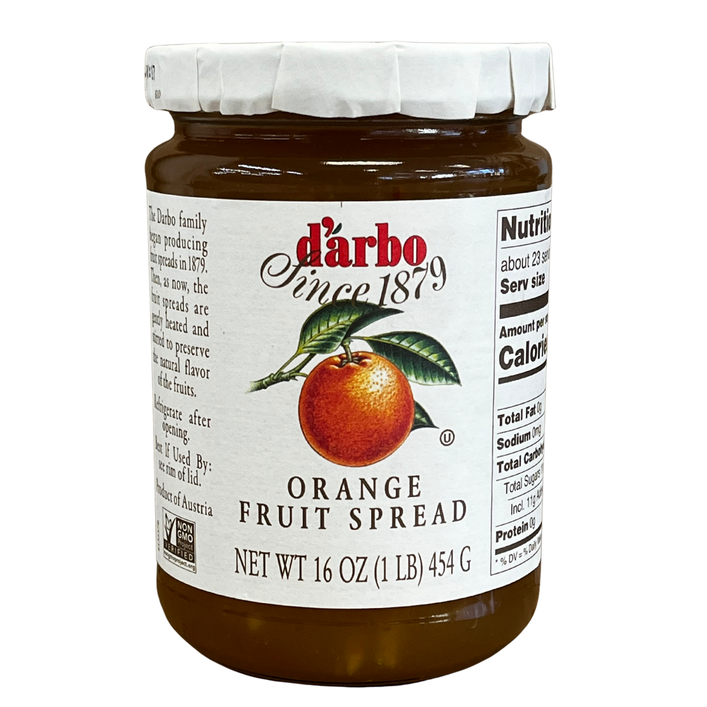 D'arbo Orange Fruit Spread
