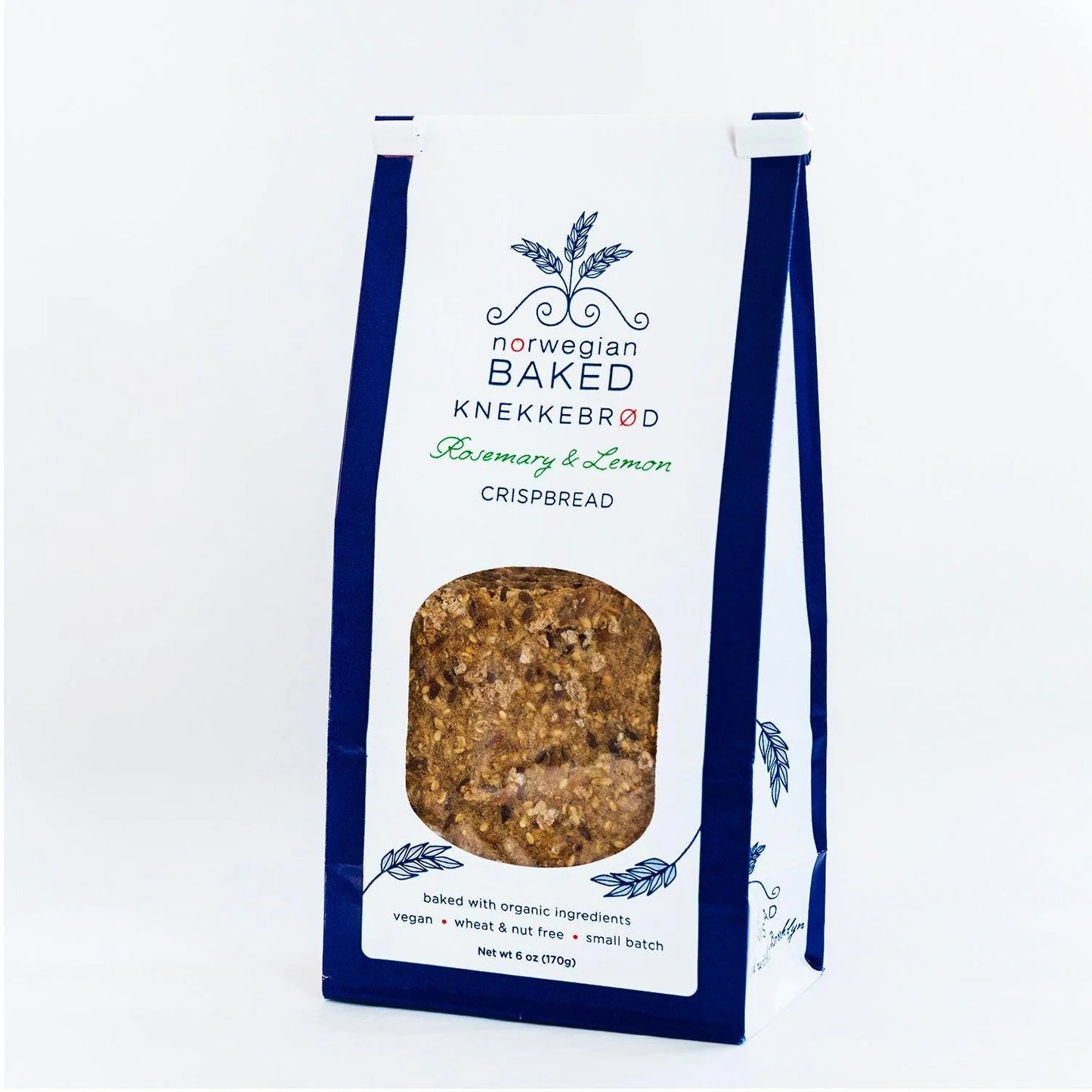 Norwegian Baked Rosemary & Lemon Crisp Bread