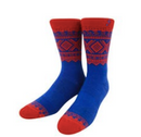 Marius Blue Wool Crew Socks