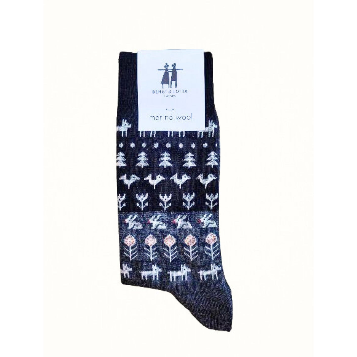 B&L Socks "Nature, Navy"