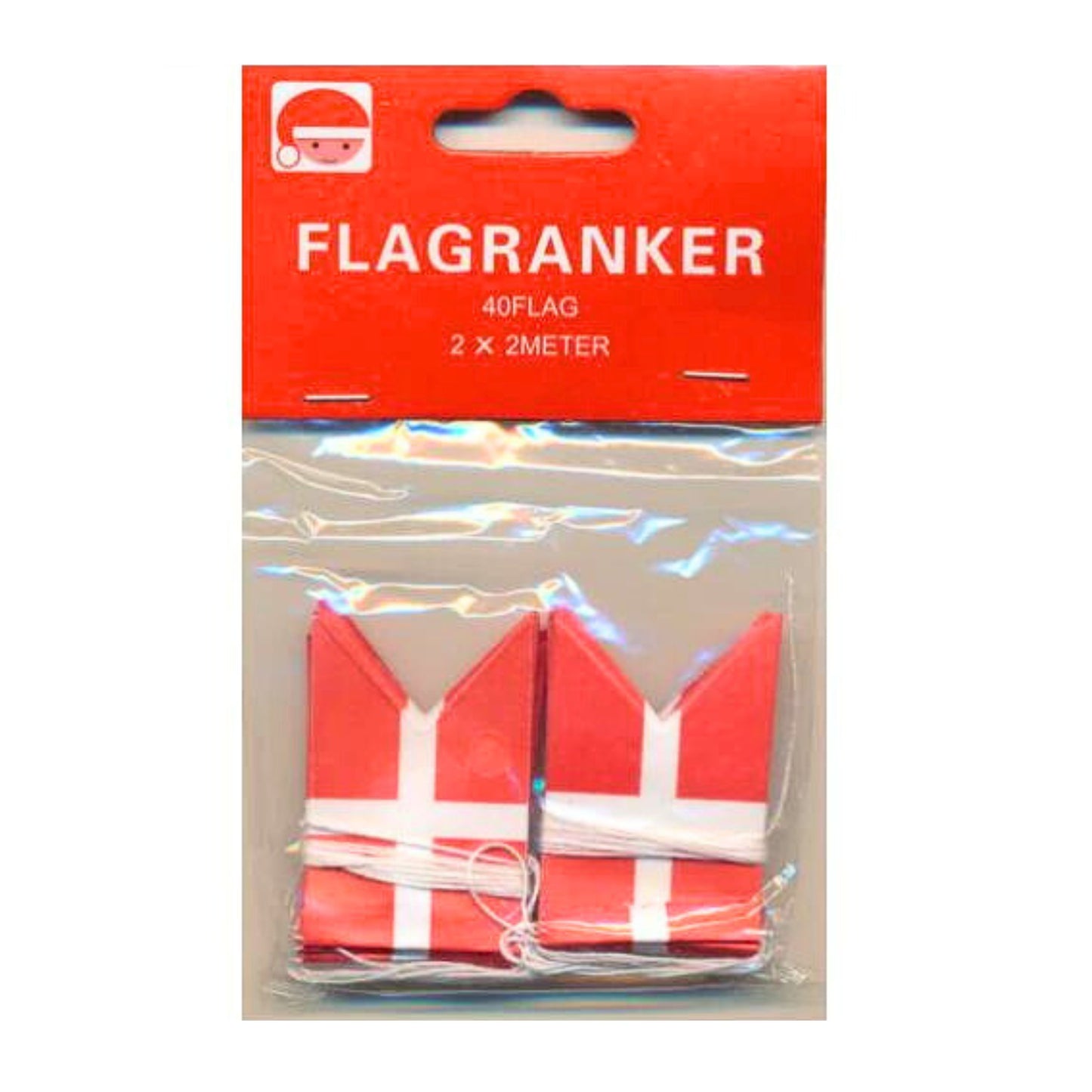 Danish Flag Garland