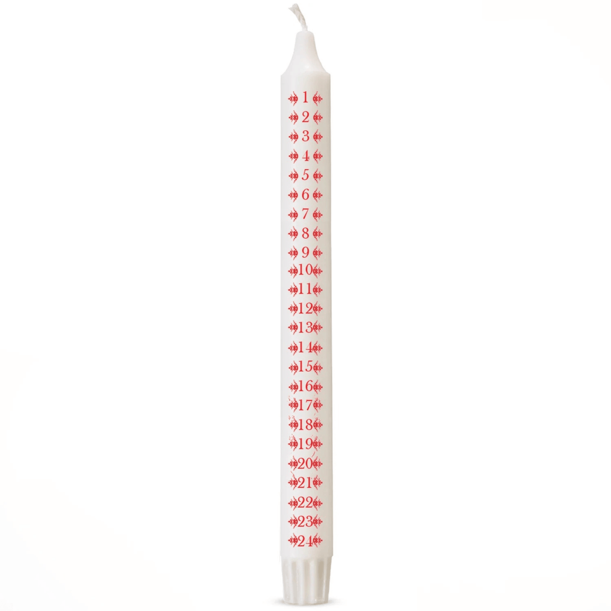 Liljeholmen Advent Taper Red & White