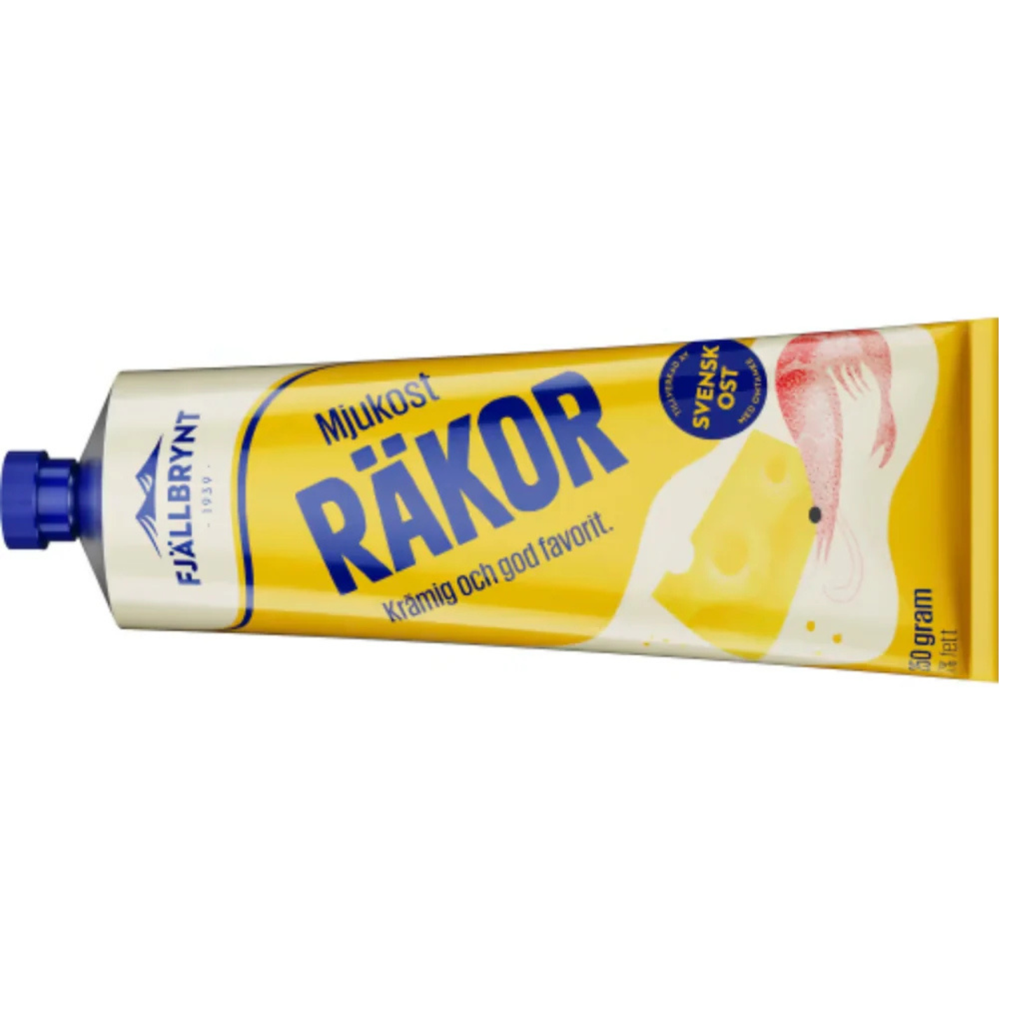 Fjällbrynt Räkor, Cheese with Shrimp