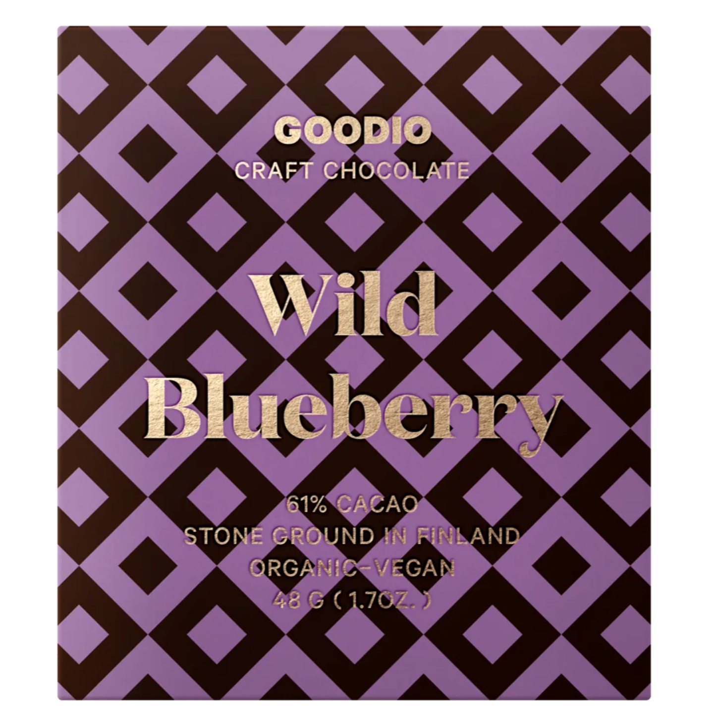 Goodio Craft Chocolate- Wild Blueberry