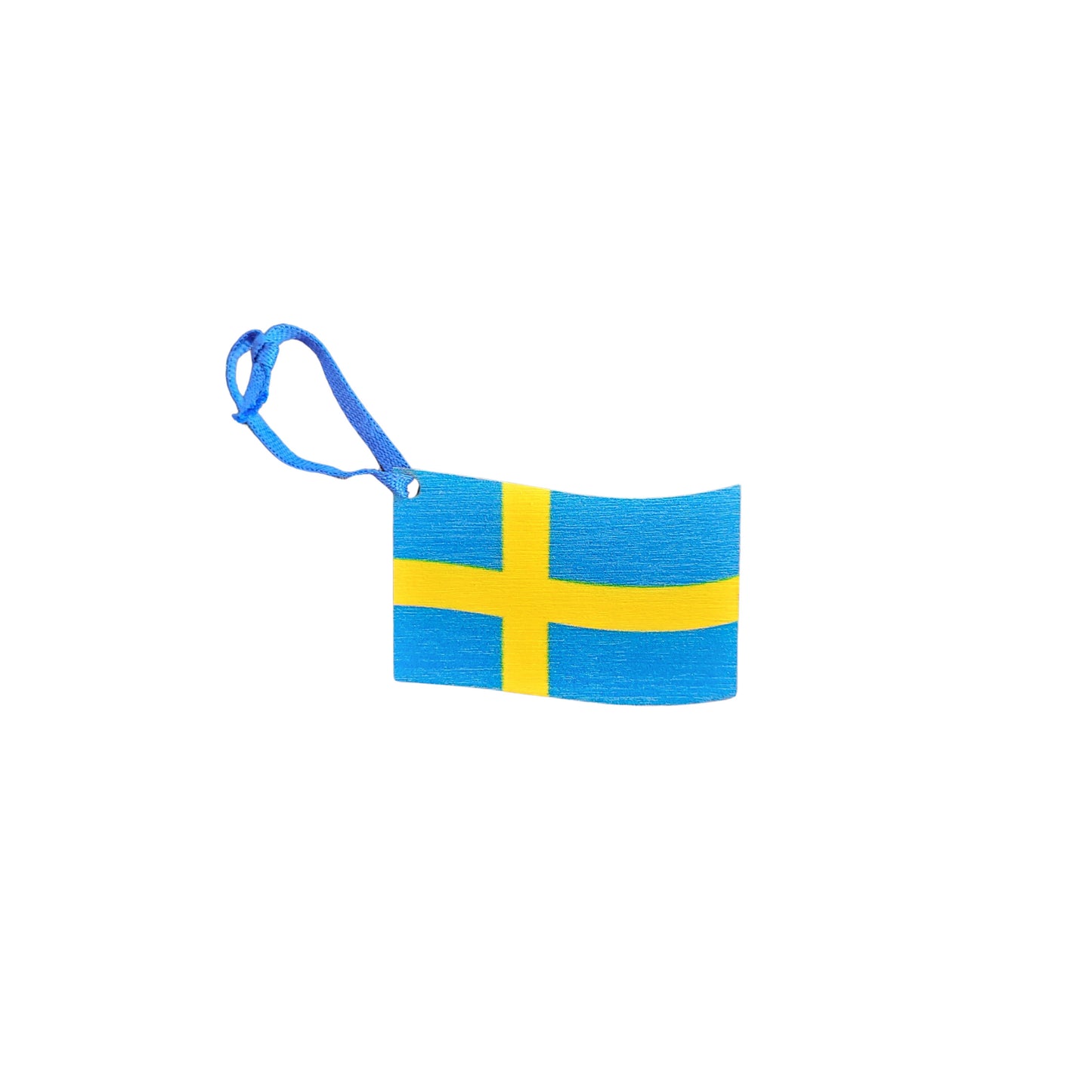 Nordic Wooden Flag Ornaments