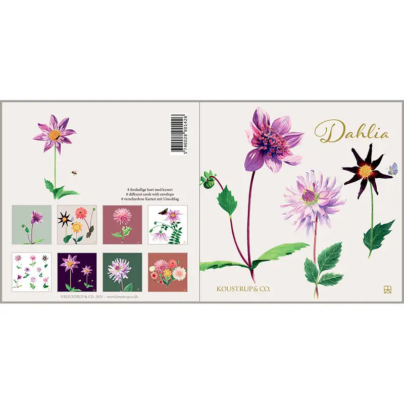 Koustrup & Co. Dahlia Note Cards