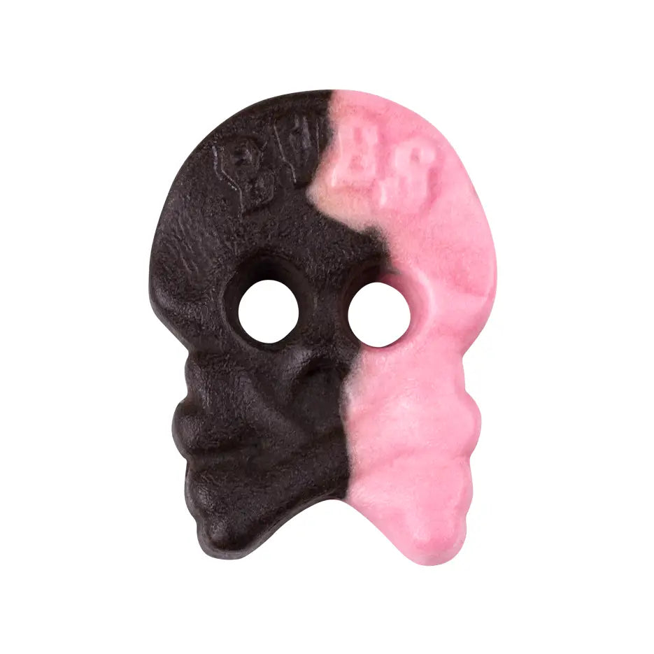 Bubs Raspberry Licorice Foam Skulls