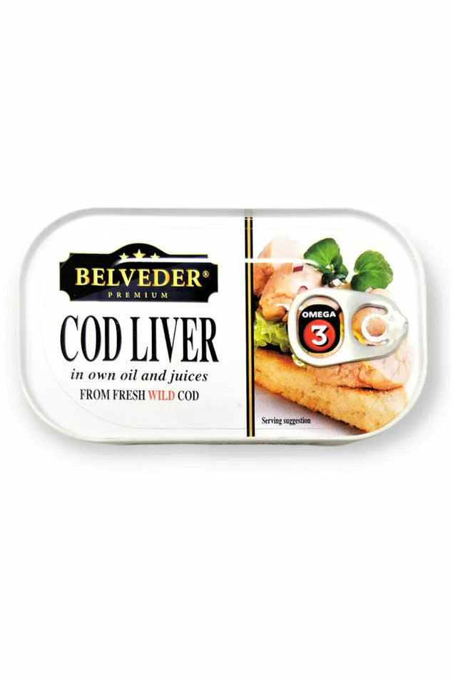 Cod Liver in own oil and juices from Fresh Wild Cod
