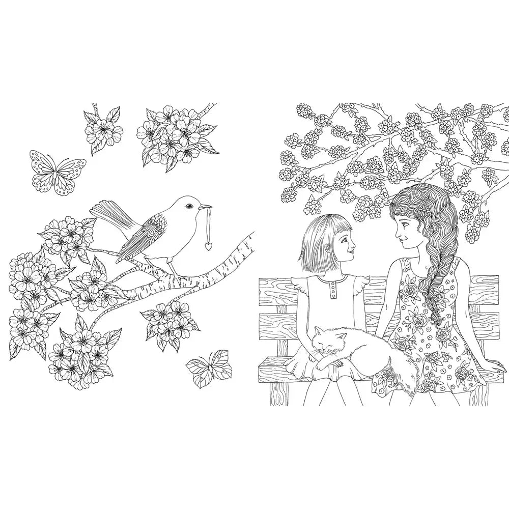 Flora Coloring Book