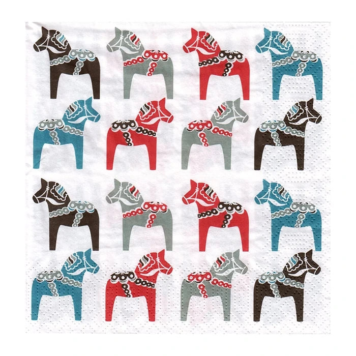 Dala Horse Dinner Napkin
