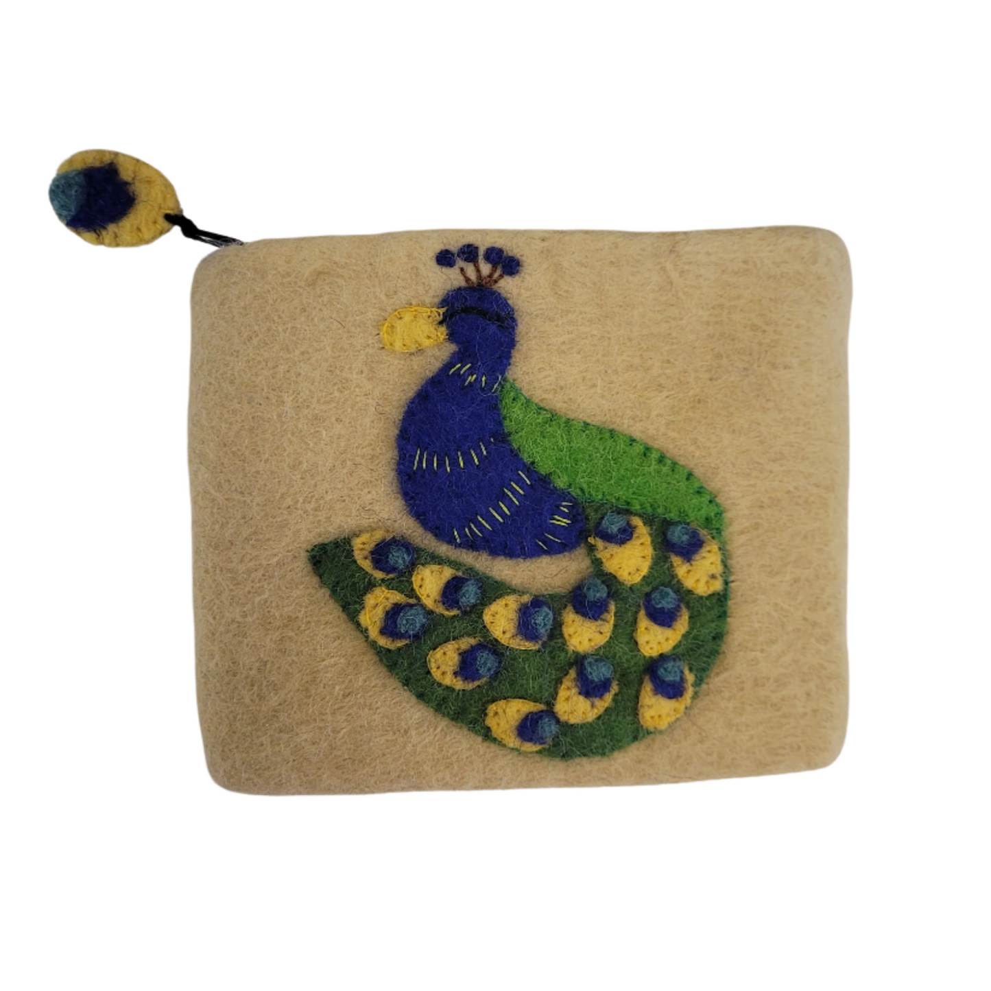 Felt Purse Peacock