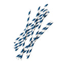 Blue/White Paper Straws