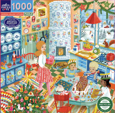 Swedish Holiday Kitchen 1000-Piece Puzzle