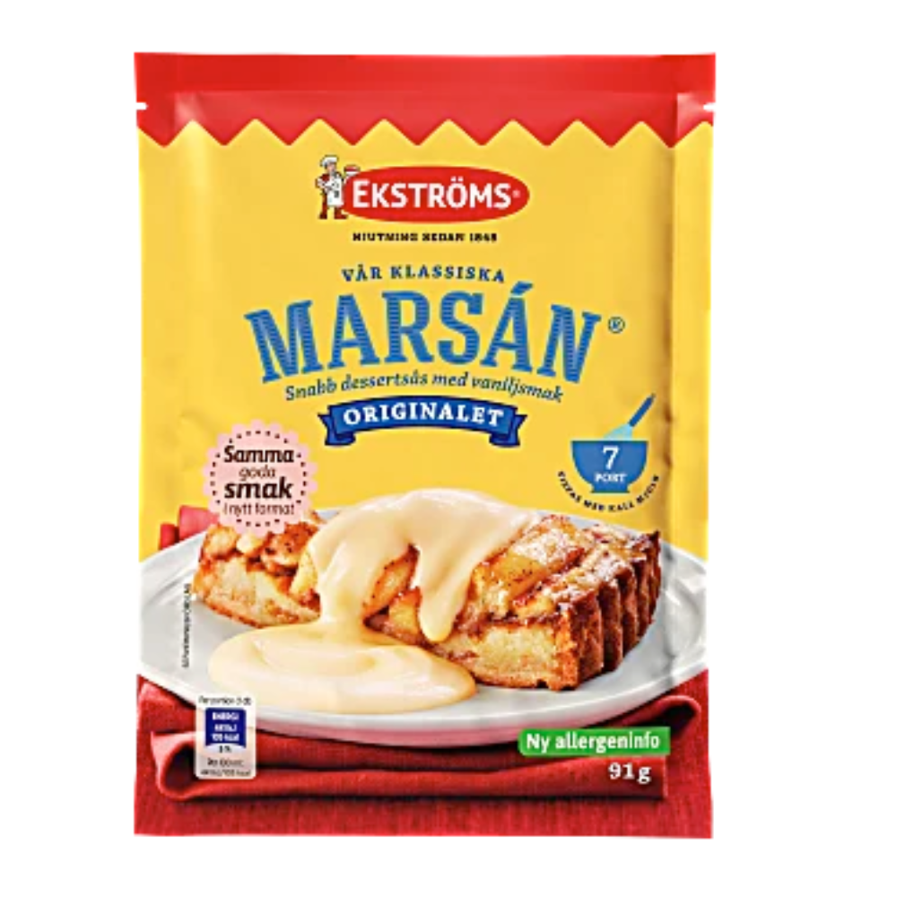 Ekstroms Marsan, Instant Vanilla Sauce (3.2oz)