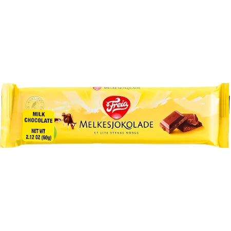 Freia Melkesjokolade, Milk Chocolate Bar - (60g)