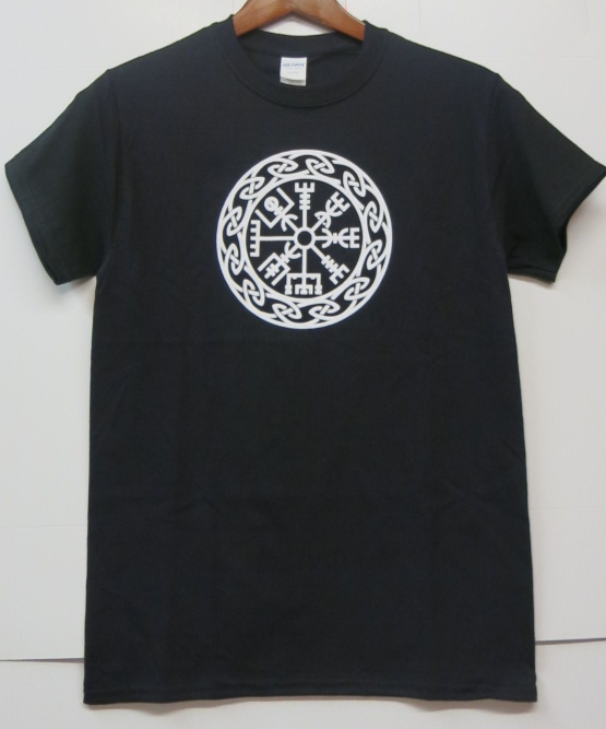 Black Vegvisir T-Shirt
