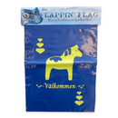 Garden Flag - Swedish Dala Horse