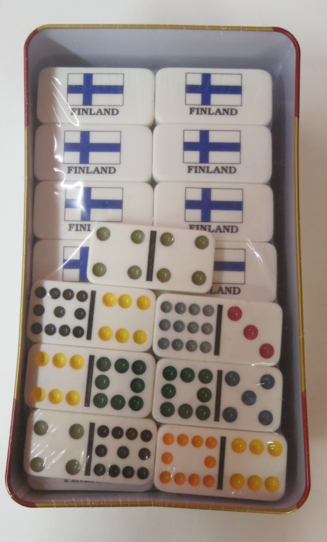Flag of Finland Dominoes