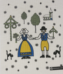 Midsommar Swedish Dishcloth