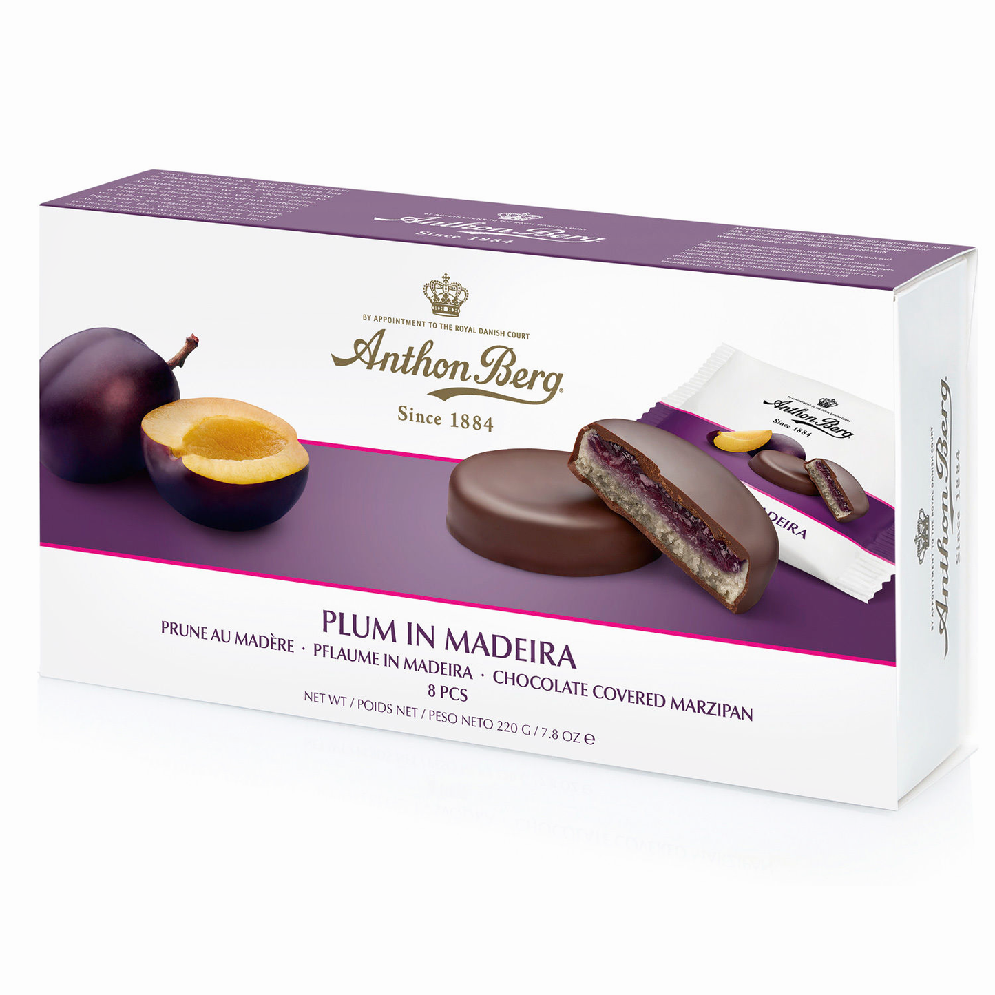 Anthon Berg Plum in Madeira Marzipan Chocolates
