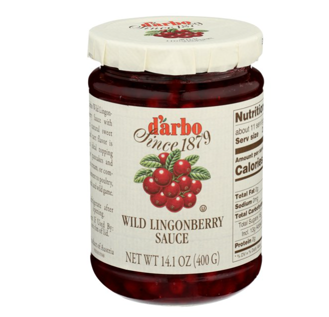 D'arbo Wild Lingonberry Sauce
