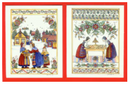 Swedish Folk Art gift cards by Linda Allen