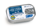 Lightly Smoked Cod Liver Tin