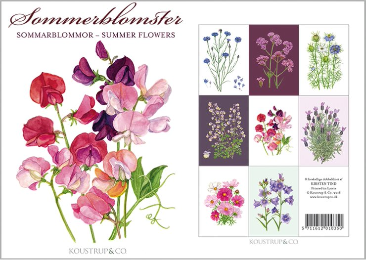 Koustrup & Co. Summer Flowers Note Cards