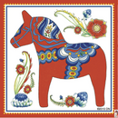 Red Dala Horse Magnet