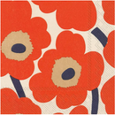 Marimekko Red Floral Napkin - Luncheon/Dinner