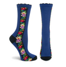 Nordic Stripe Sock - Blue