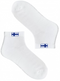 White Finnish Flag Ankle Socks