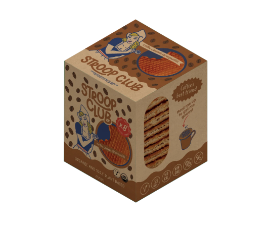 Coffee Caramel Stroopwafels 8-Pack