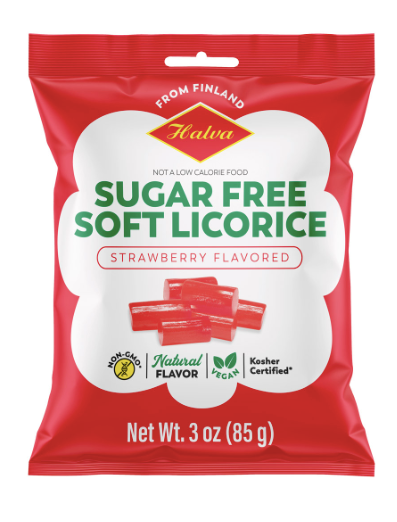 Sugar Free Strawberry flavored Licorice