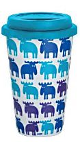 Blue Moose Take away Mug