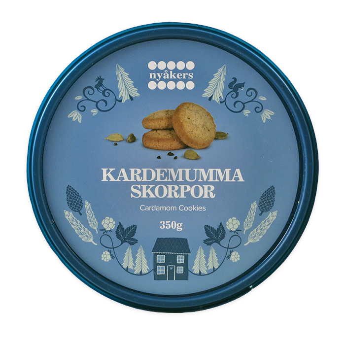 Kardemumma Skorpor (Cardamom Cookies)